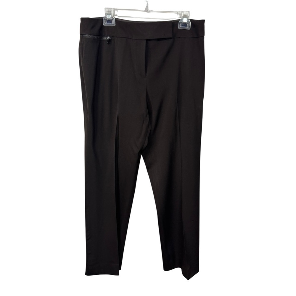 Carlisle Brown Wool Blend Trousers Size 12
